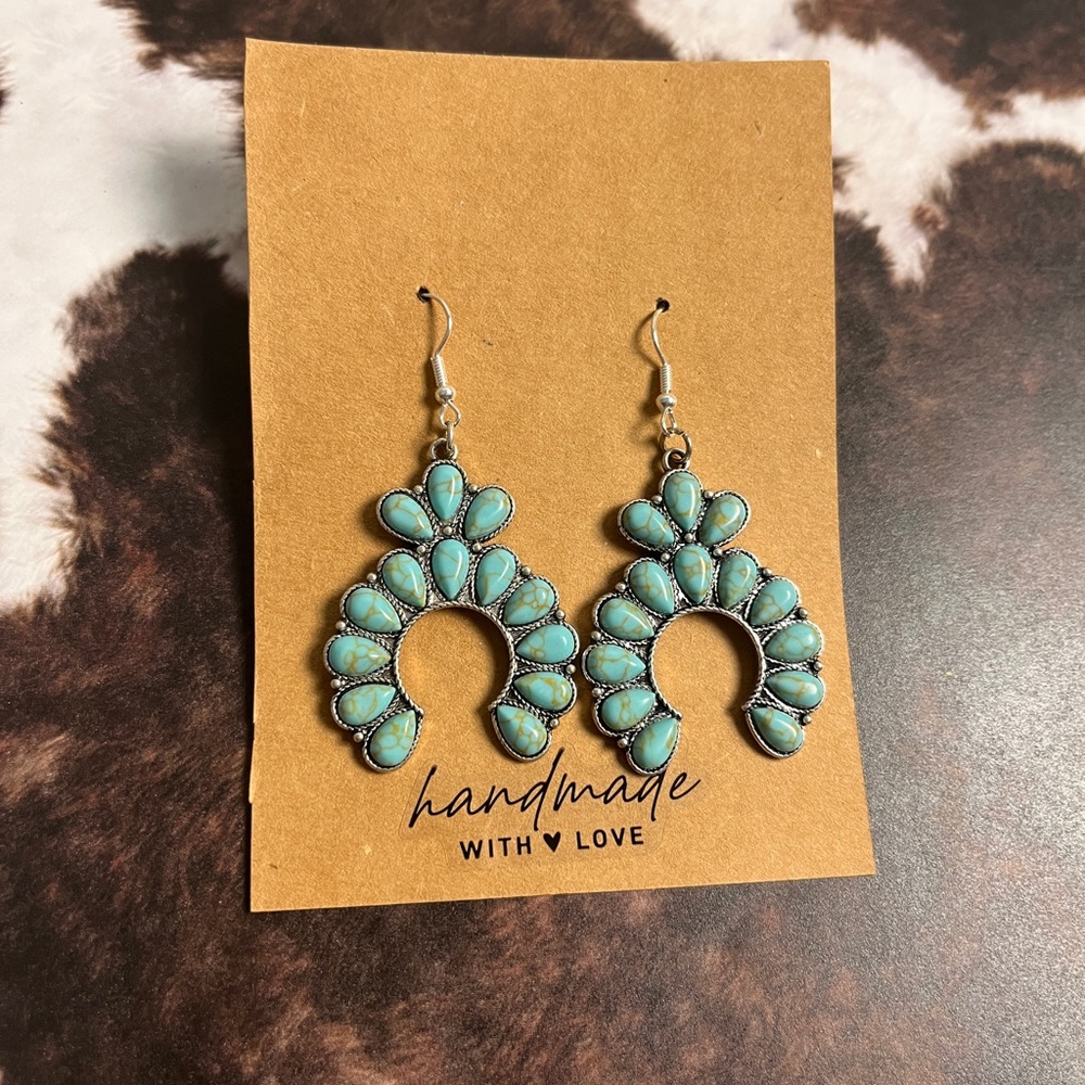 Turquoise Teardrop Earrings